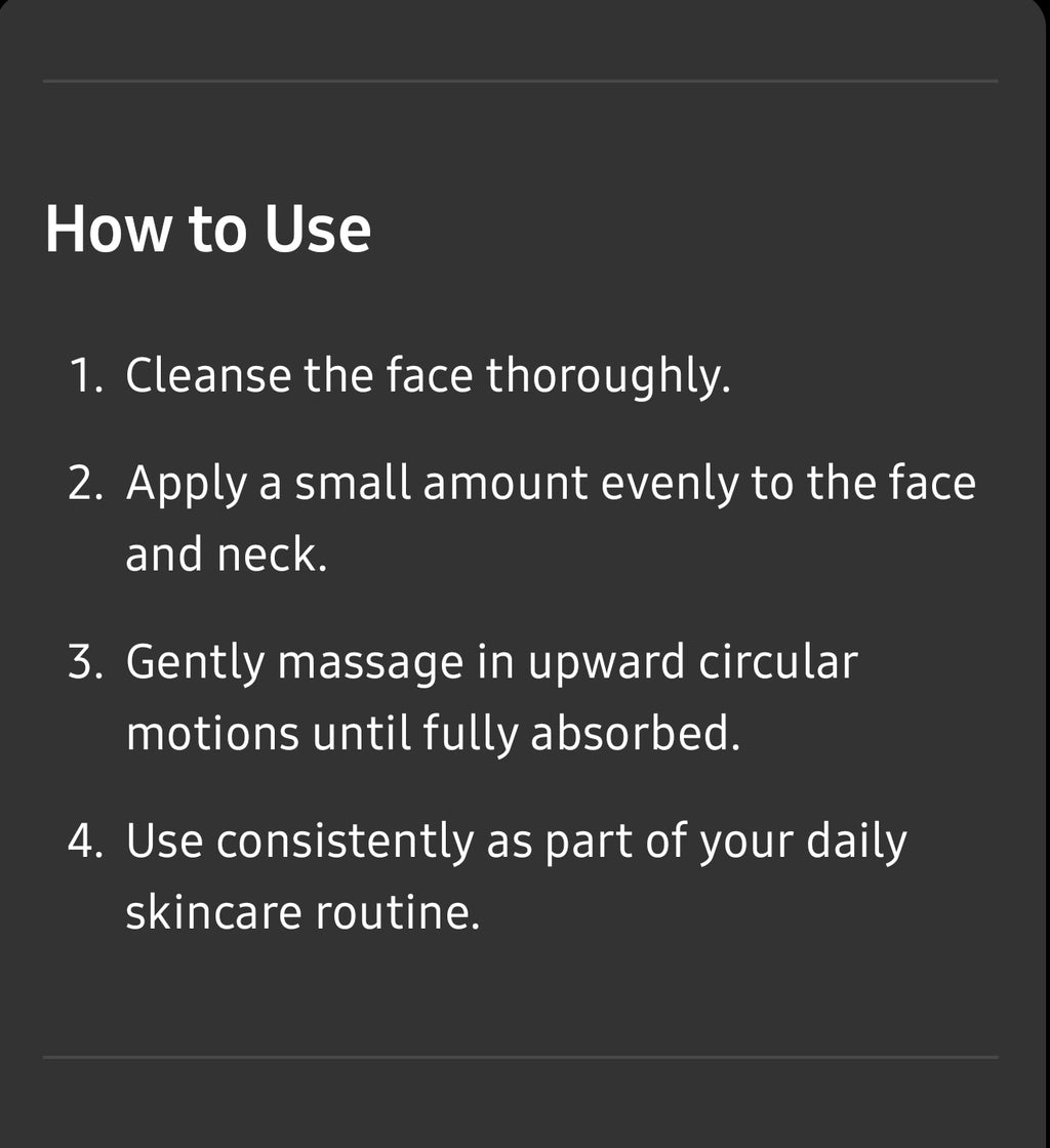 Shad Radiance skincare